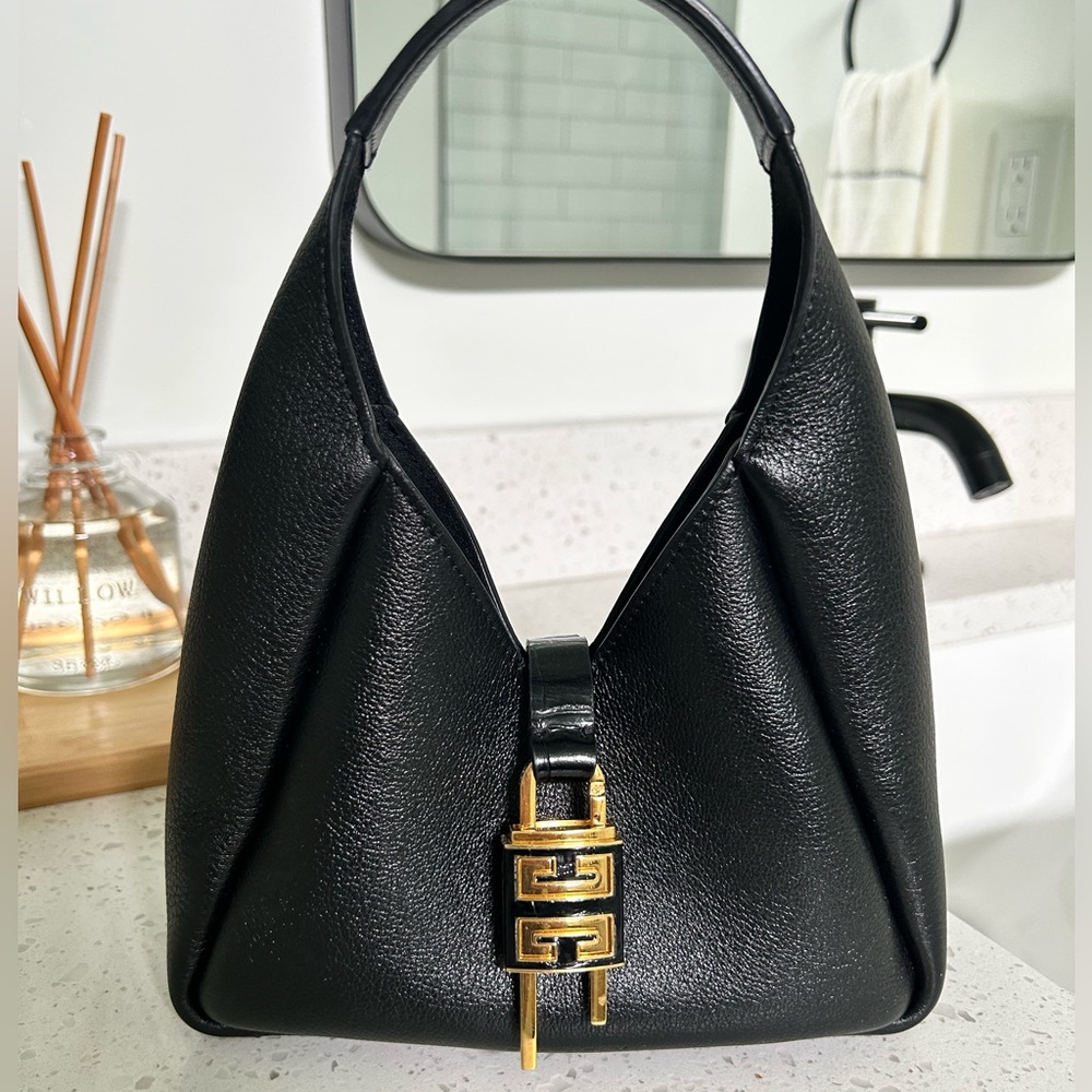 ❌❌❌ SOLD. Givenchy - Authentic - Mini G Hobo Bag in Leather